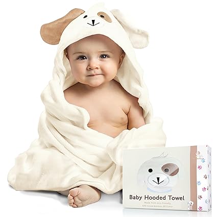 Premium Baby Towels with Hood - Ultra Soft, Absorbent Viscose Made