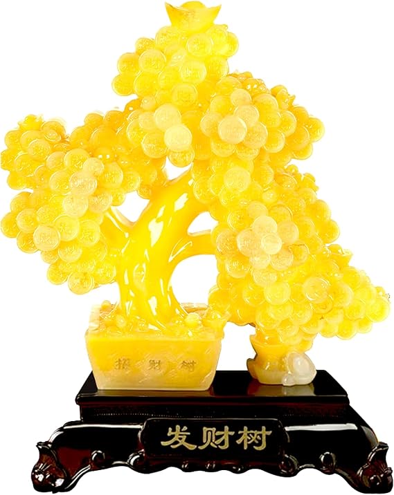 Top Resin Money Tree, Artificial Bonsai Tree, Handcrafted