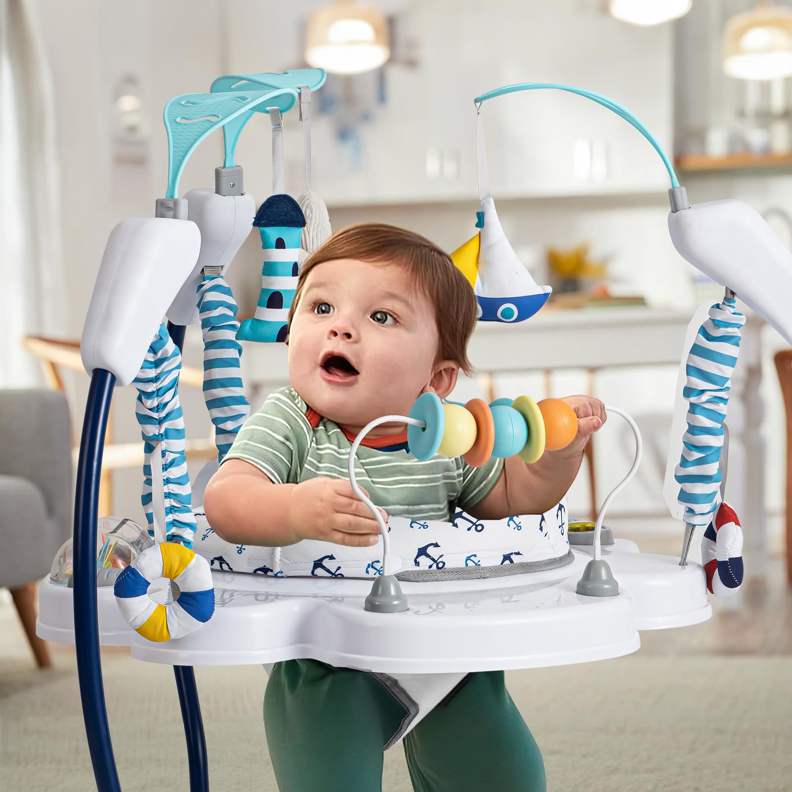 Baby Activity Center Jumper with 360° Rotating Seat