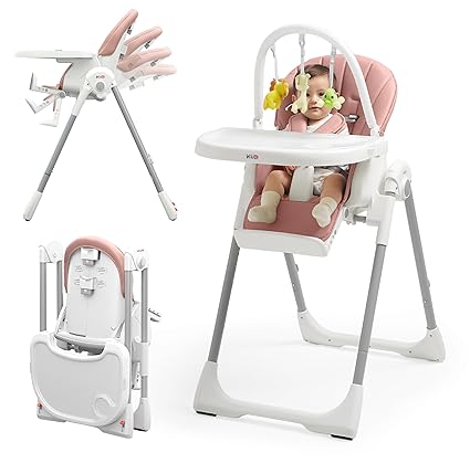3-in-1 Foldable Baby High Chair | Multifunctional Infant High Chairs for Babies