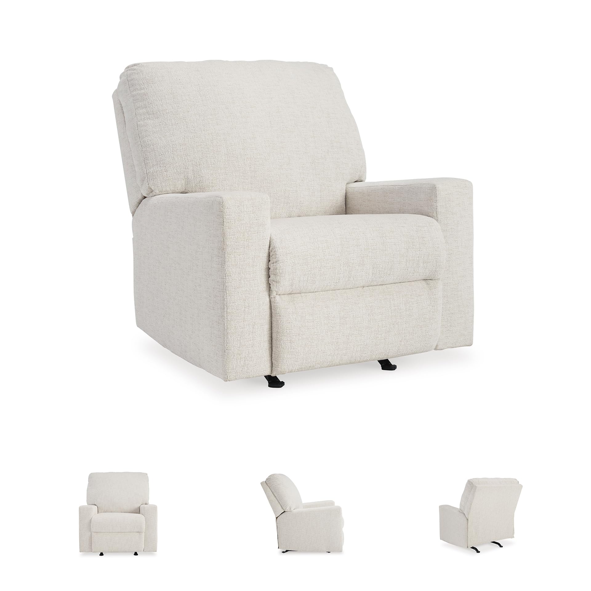 Manual Rocker Recliner Chair with Pull Tab