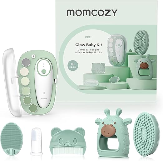 Glow Baby Kit, Baby Shower & Registry Essential Kit for Grooming & Cleansing Care