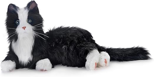 Companion Pet for Seniors - Lifelike Animatronic Cat - Realistic Soft-Touch Fur & Purring