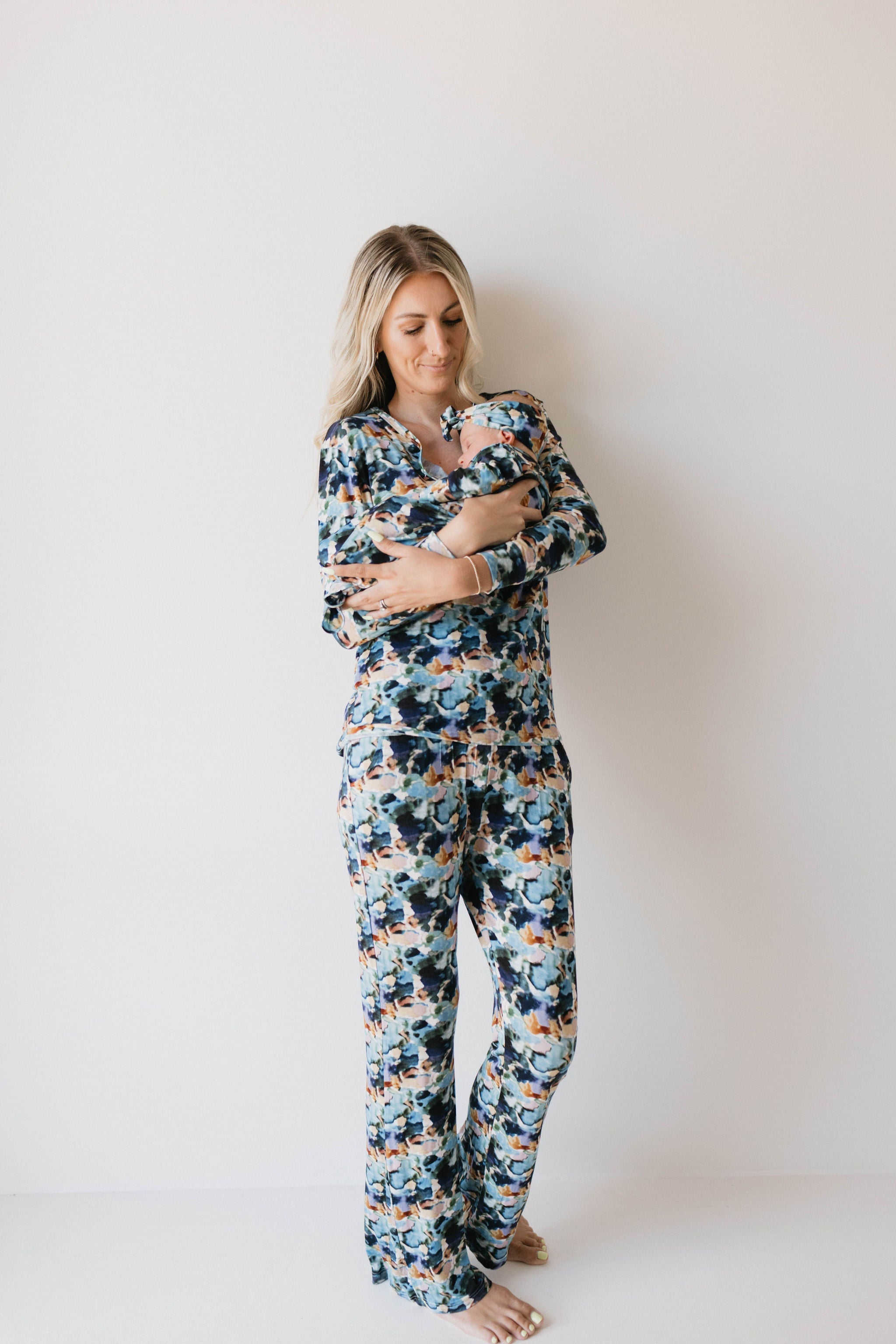 Women's Long Sleeve Bamboo Pajama | Charli Print