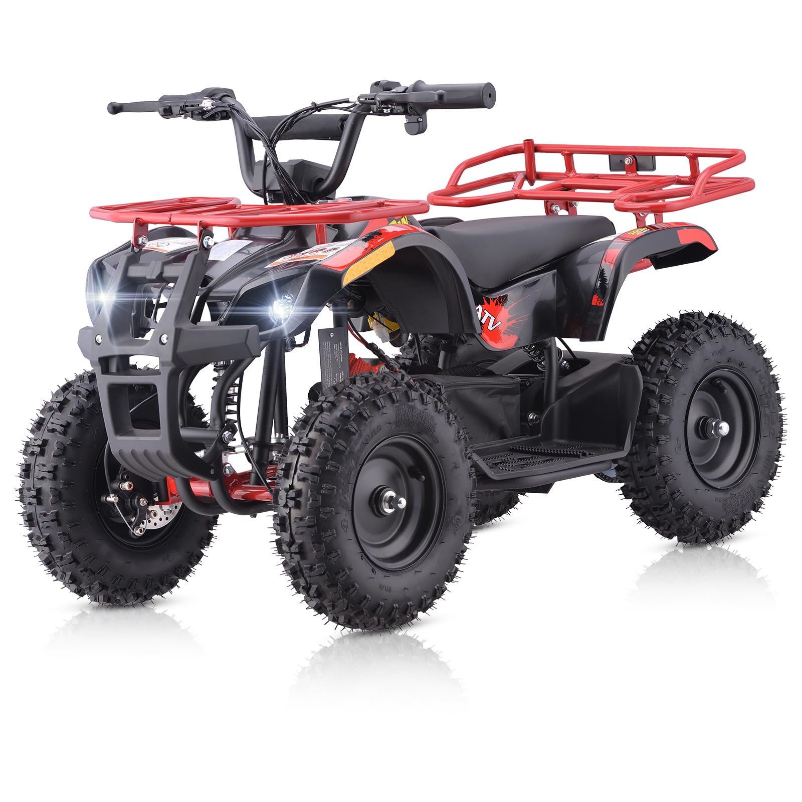 Kids Teenager, 36V Electric 4-Wheeler for Teens, X-Large Metal Frame, Speed Control