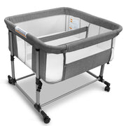 Cheermomo Twin Bassinet for 2 Babies, Double Bassinet for Twins