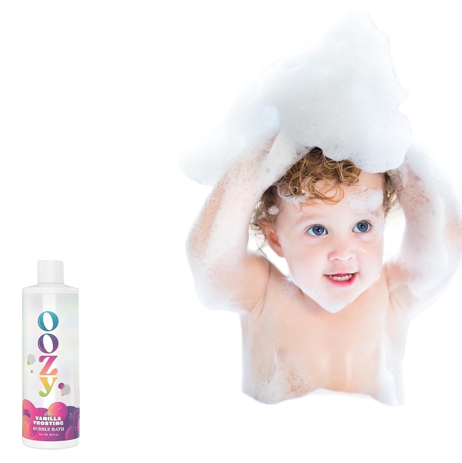 Frosting Bubble Bath for Kids (473ml) - Cruelty-Free Formula w/Sweet Vanilla Scent