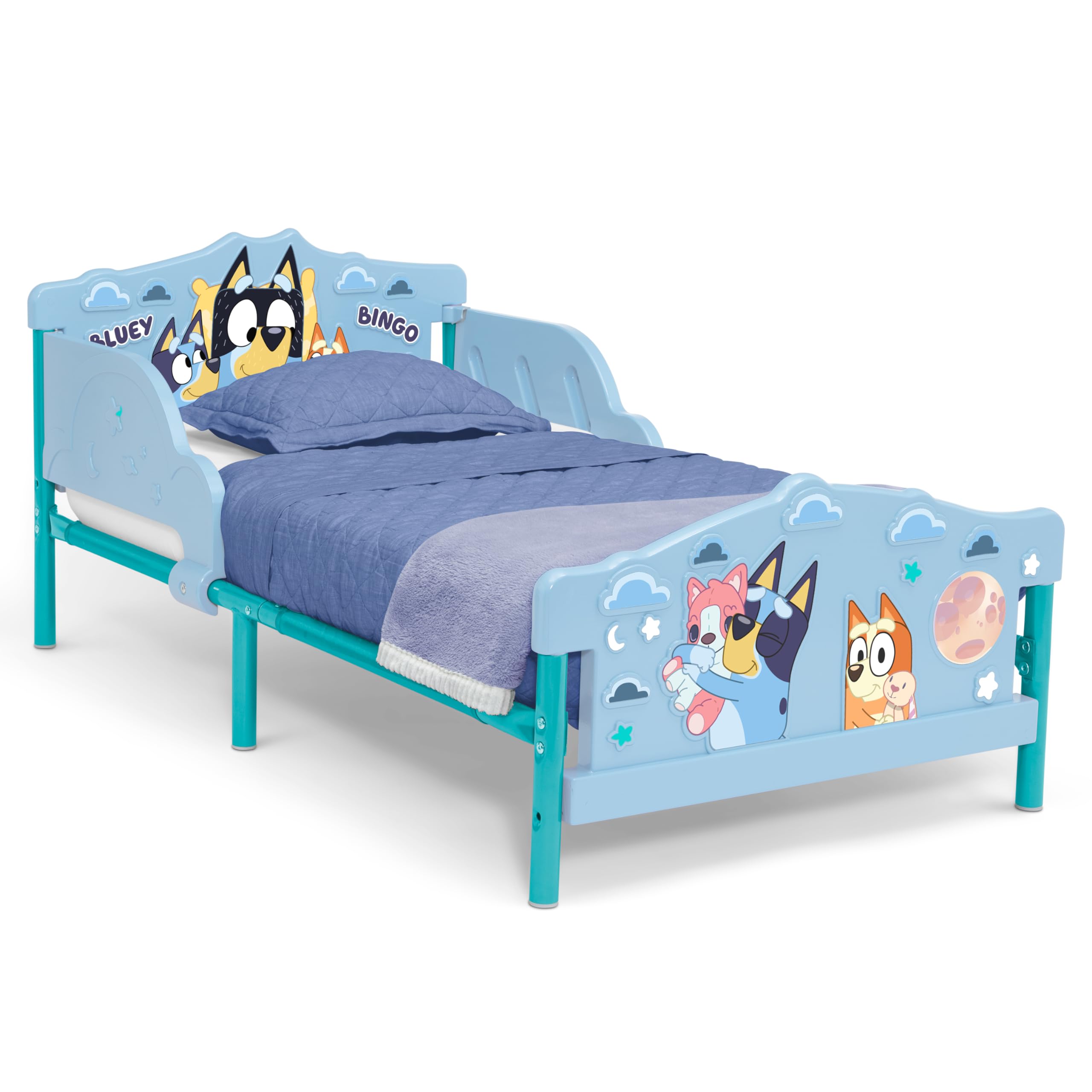 Bluey 3D Toddler Bed, Blue