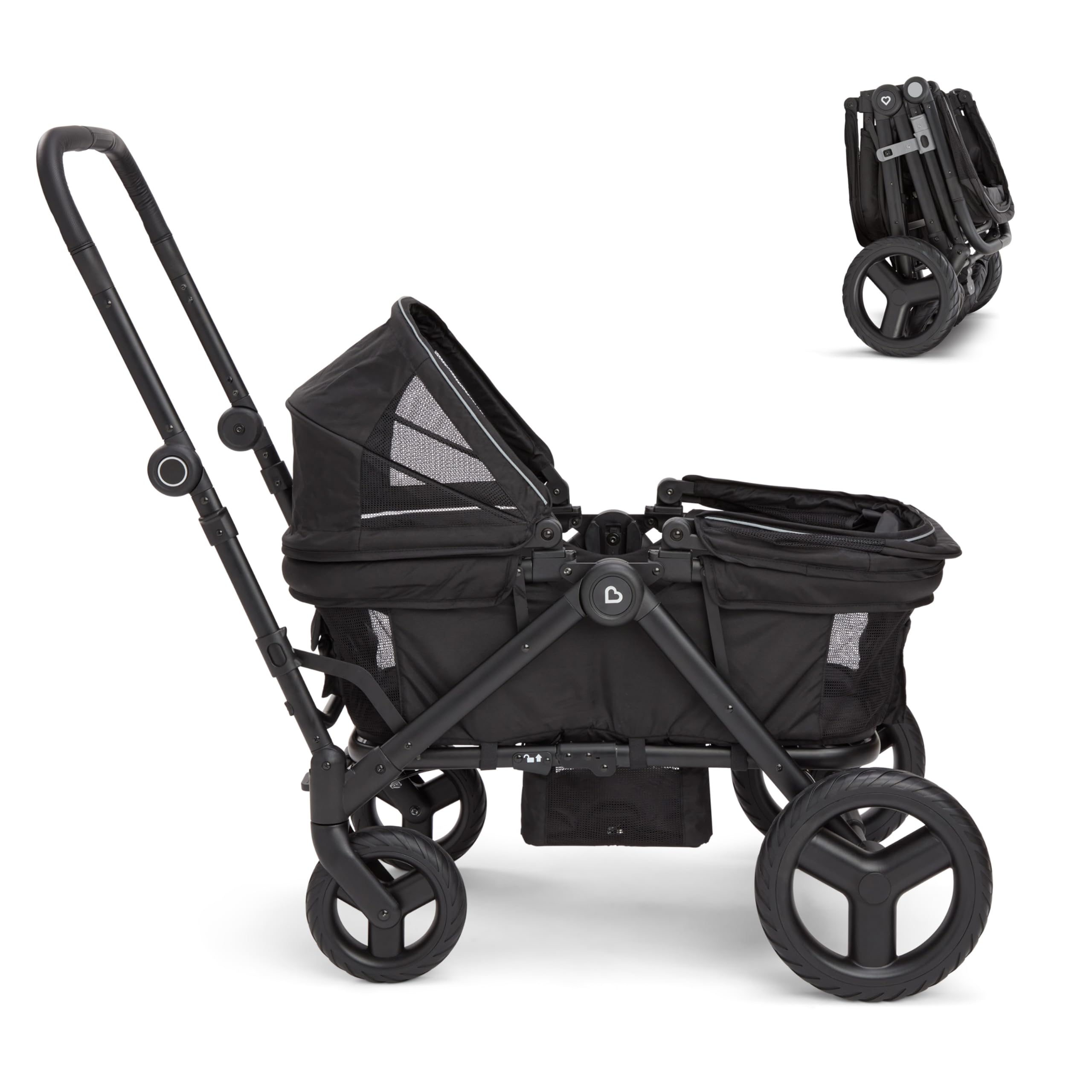 Collapsible Wagon for Kids, Foldable, Ultra-Compact and Lightweight Stroller Wagon