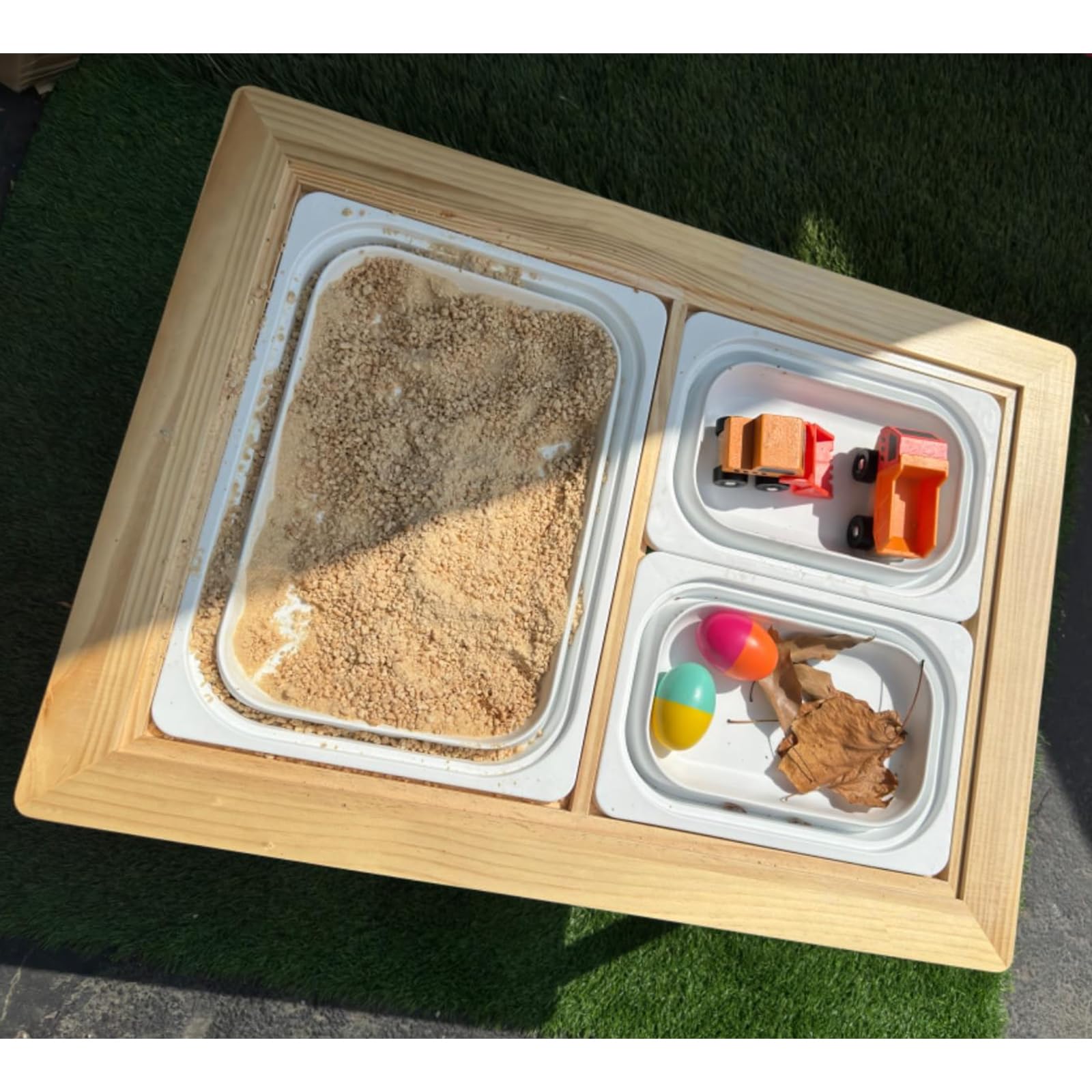 Sensory Table for Toddlers with Storage Bins