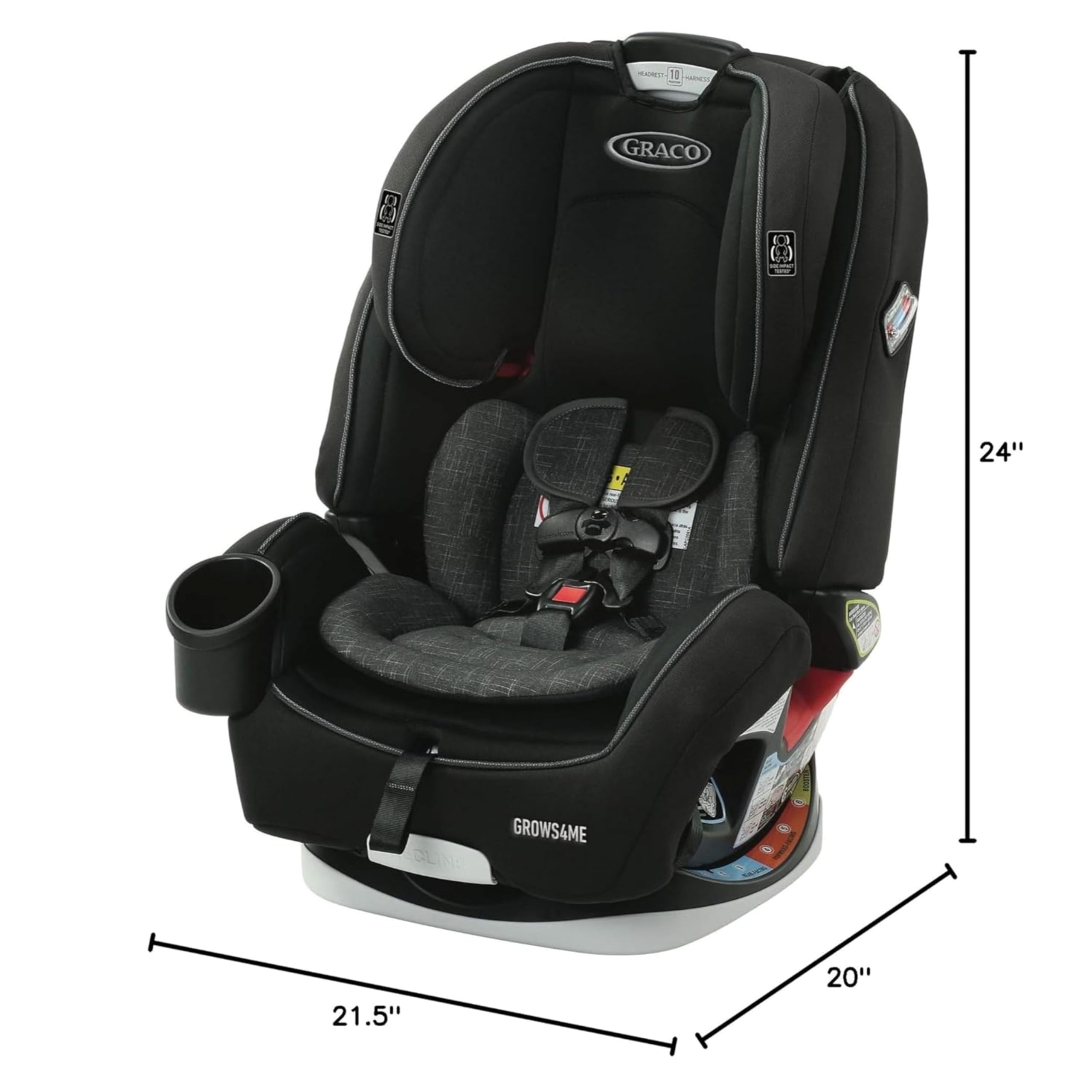 Car Seat, Convertible Infant to Toddler Car Seat and Booster