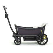 Shearling Seat Cover - Polyester, Compatible with Veer Cruiser 2 Seater Stroller, Black