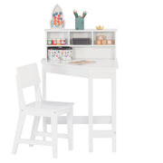 Desk, Kids Corner Desk and Chair Set, Children Study Table