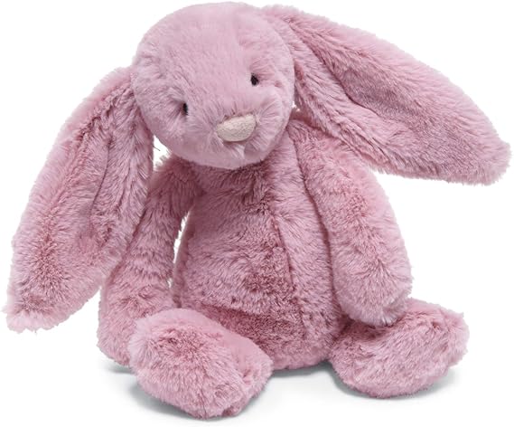 Bashful Tulip Pink Bunny Stuffed Animal, Medium 12 inches