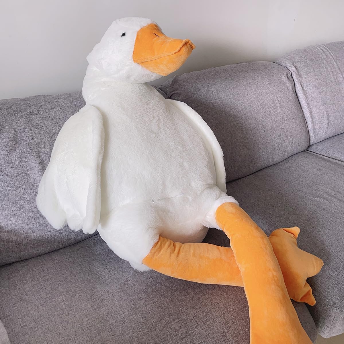 Goose Stuffed Animal, 74.8in/190cm Giant Sleeping Hugging Pillow