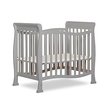 Violet 4-In-1 Convertible Mini Crib In Black