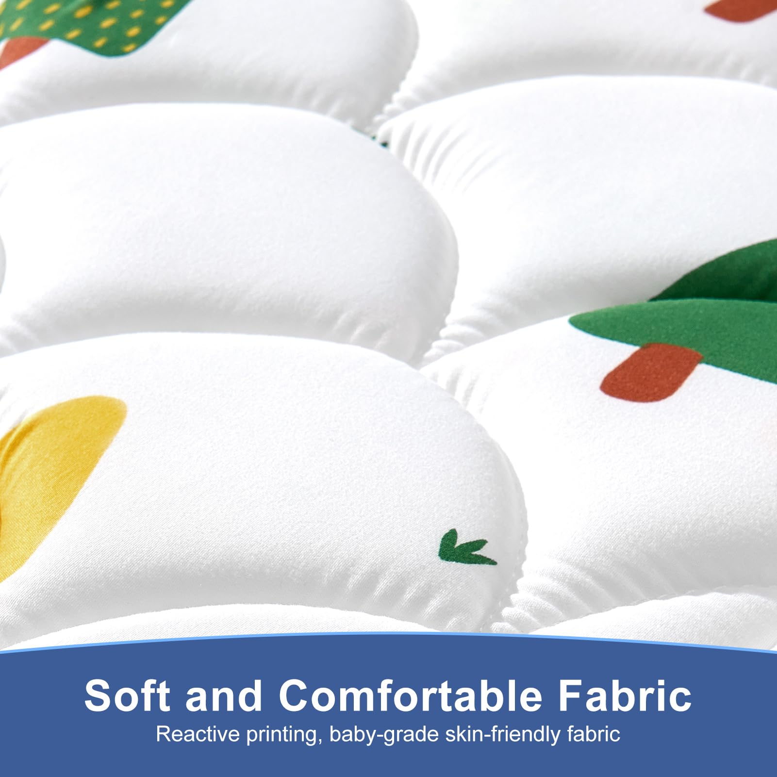 Mini Crib Mattress Premium Foam 38x24x4 Hypoallergenic
