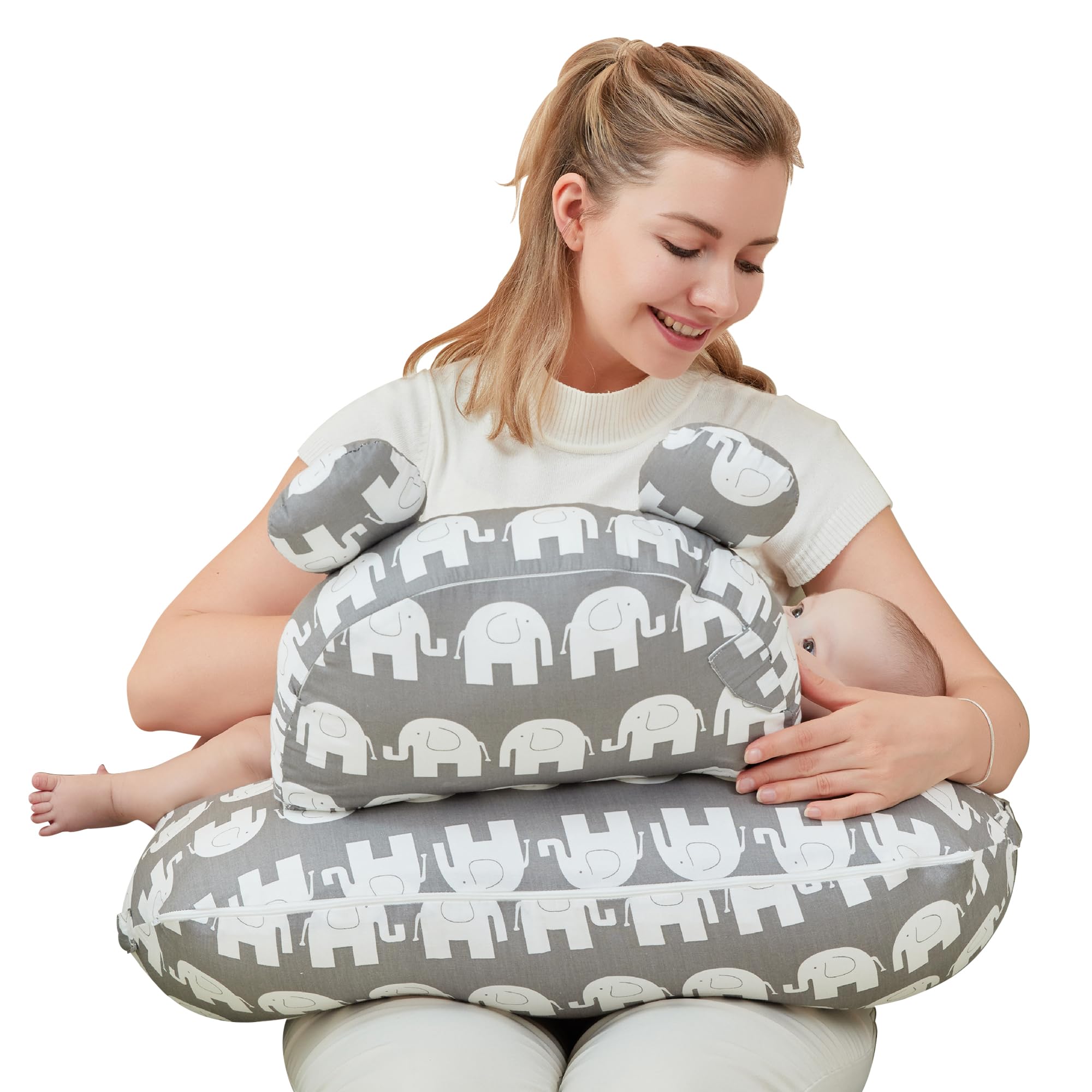 Nursing Pillow for Breastfeeding, Breast Feeding Pillow for Mom Support