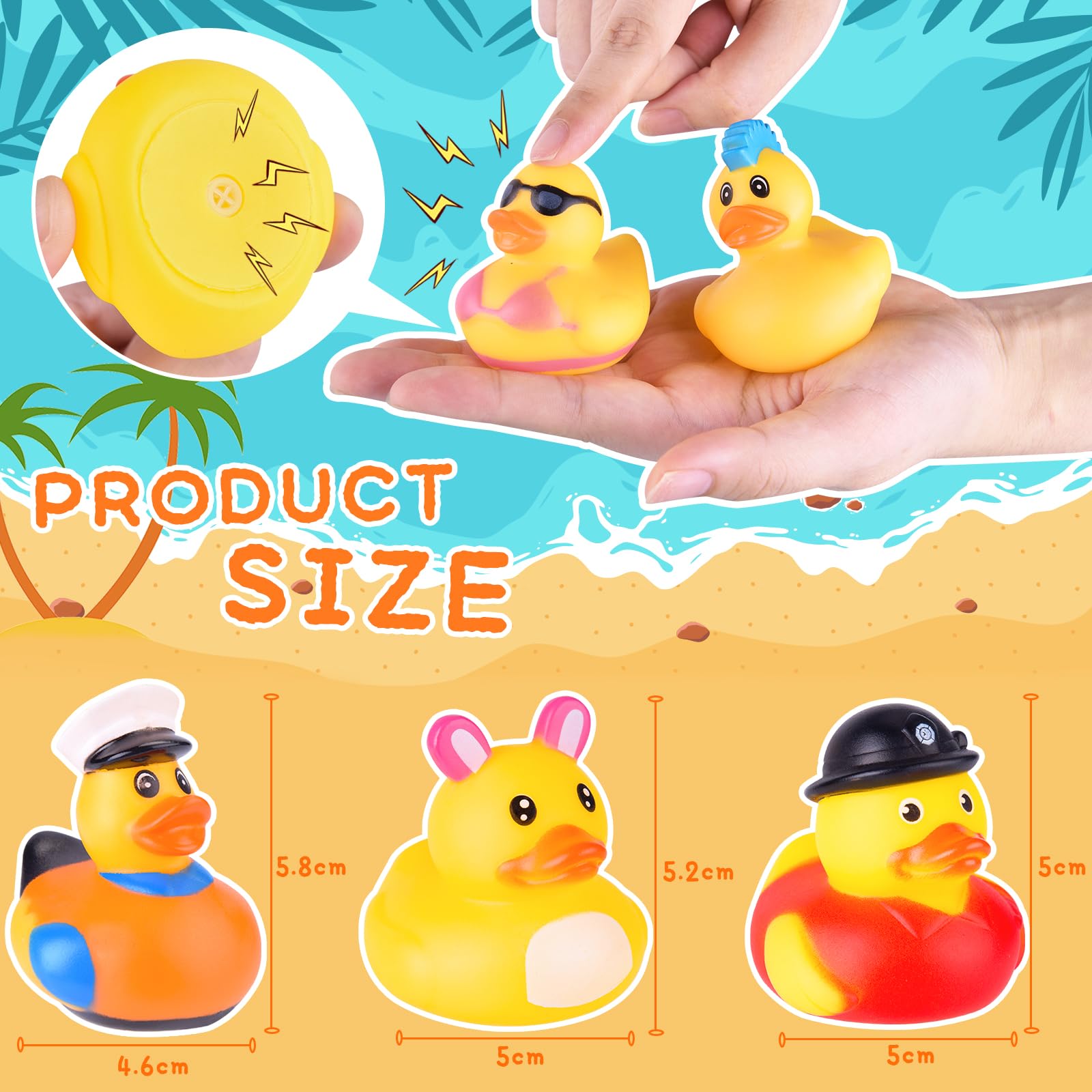 Ducks in Bulk Assortment Jeep Ducks for Ducking