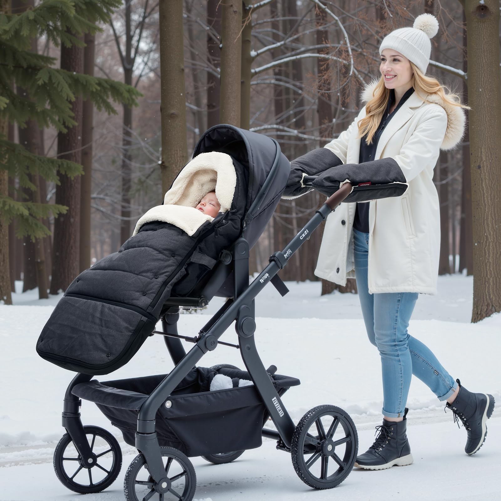 Stroller Footmuff | Universal, Weather-Proof, Warm Stroller Bunting Bag