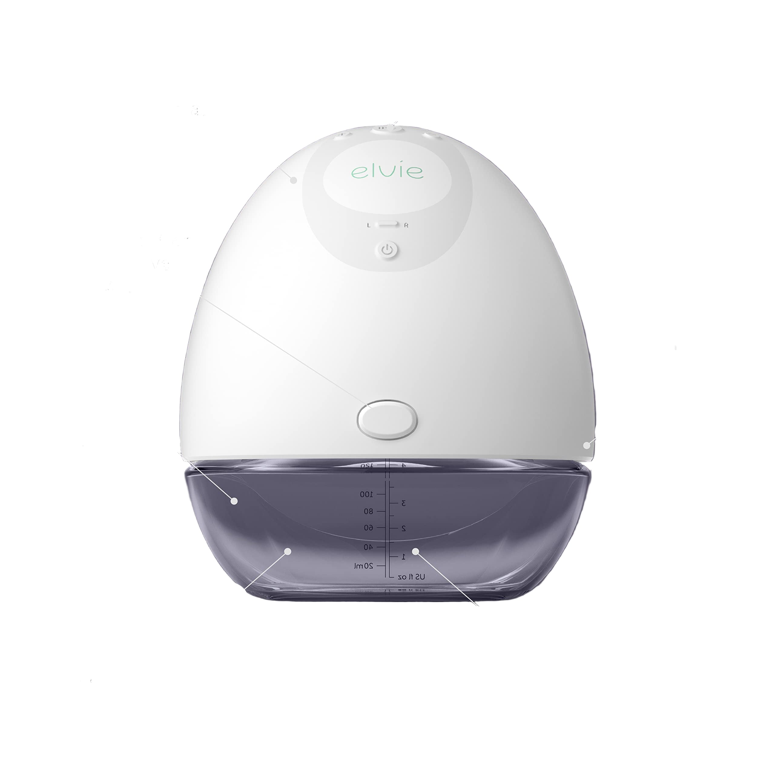 Double, Wearable Breast Pump w/App - The Smallest & Quietest - Portable - Hands Free