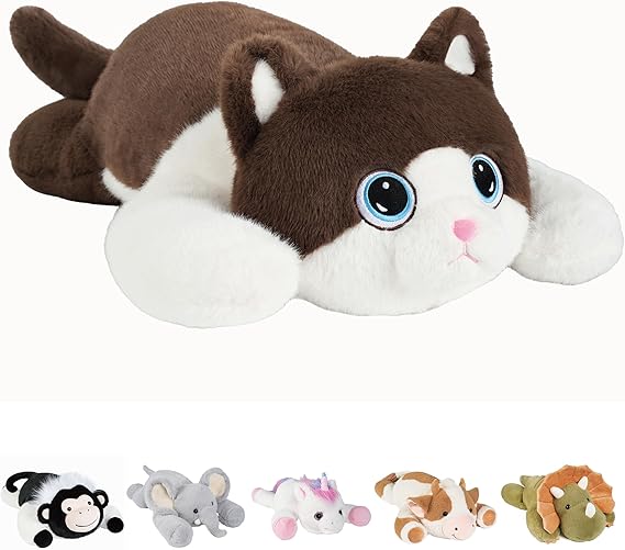 Weighted Stuffed Animals Elephant - 25" Big Stuffed Animal Toy Pillow for Kids & Adults