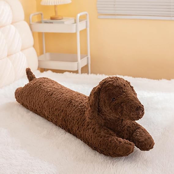 Dachshund Dog Stuffed Animals 47.2” Long Wiener Puppy Plushies Soft Plush Toys