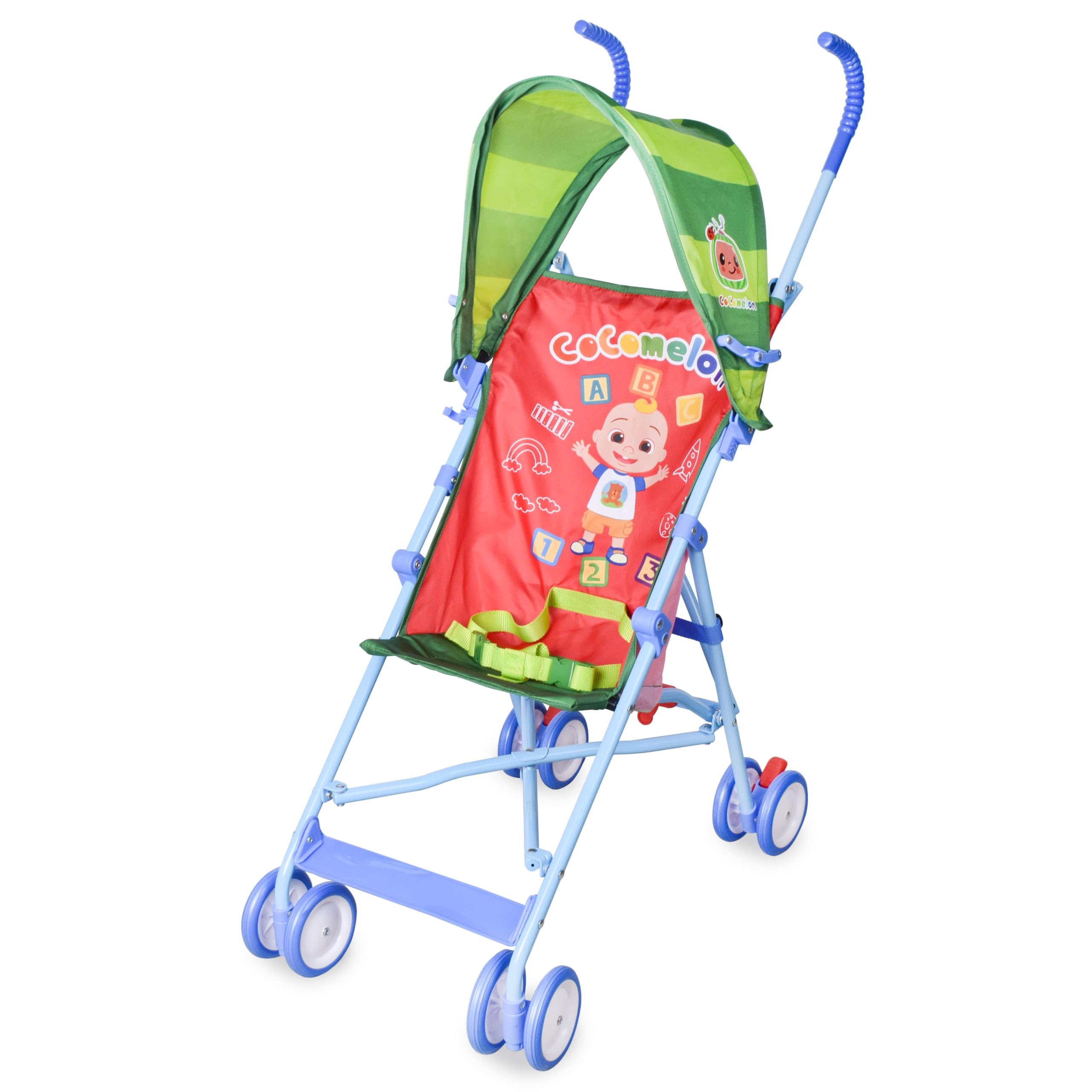 Umbrella Stroller with Canopy, Lightweight and Compact for Travel, 3D Stroller Red
