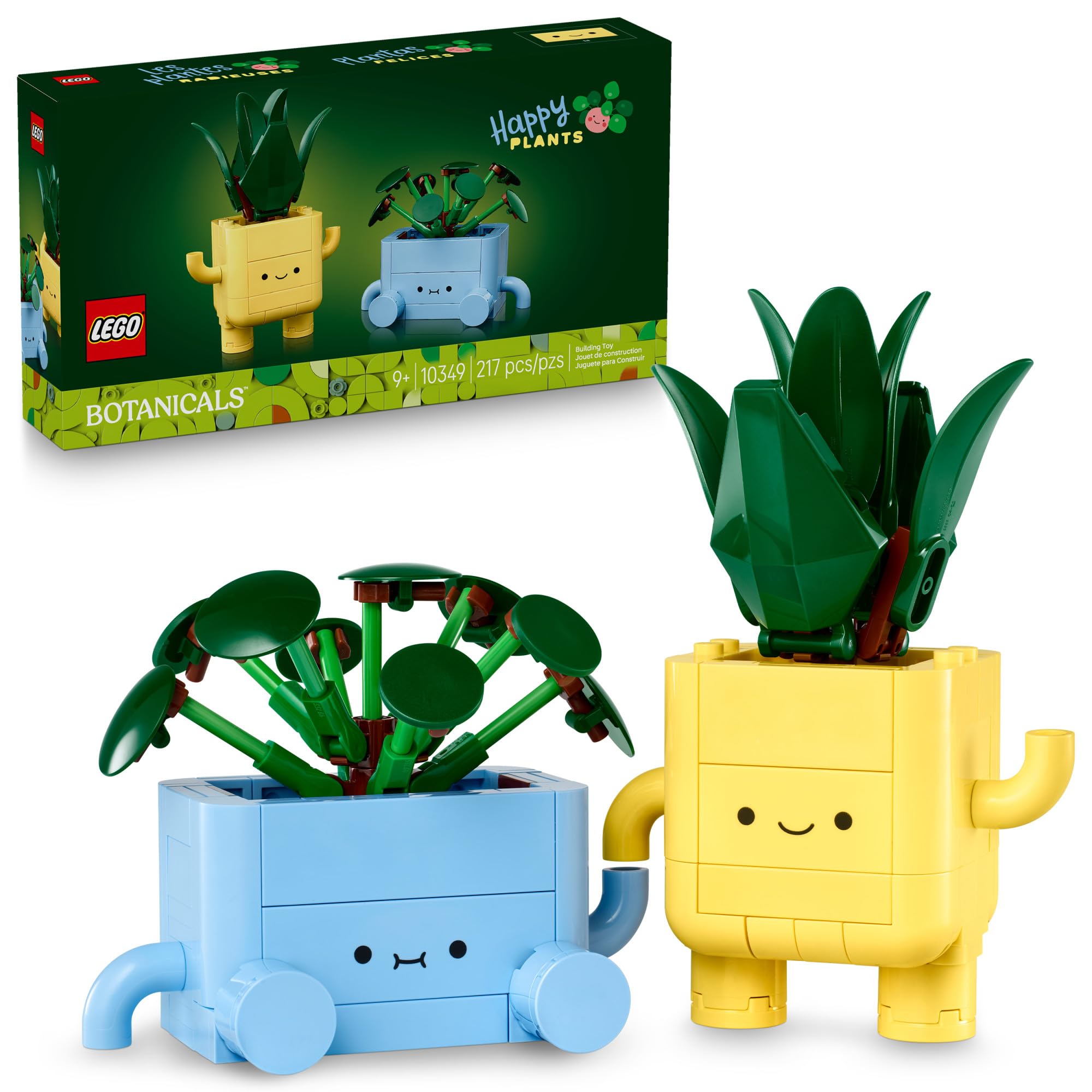 Botanicals Happy Plants Building Toys - Bedroom or Dorm Room Decor