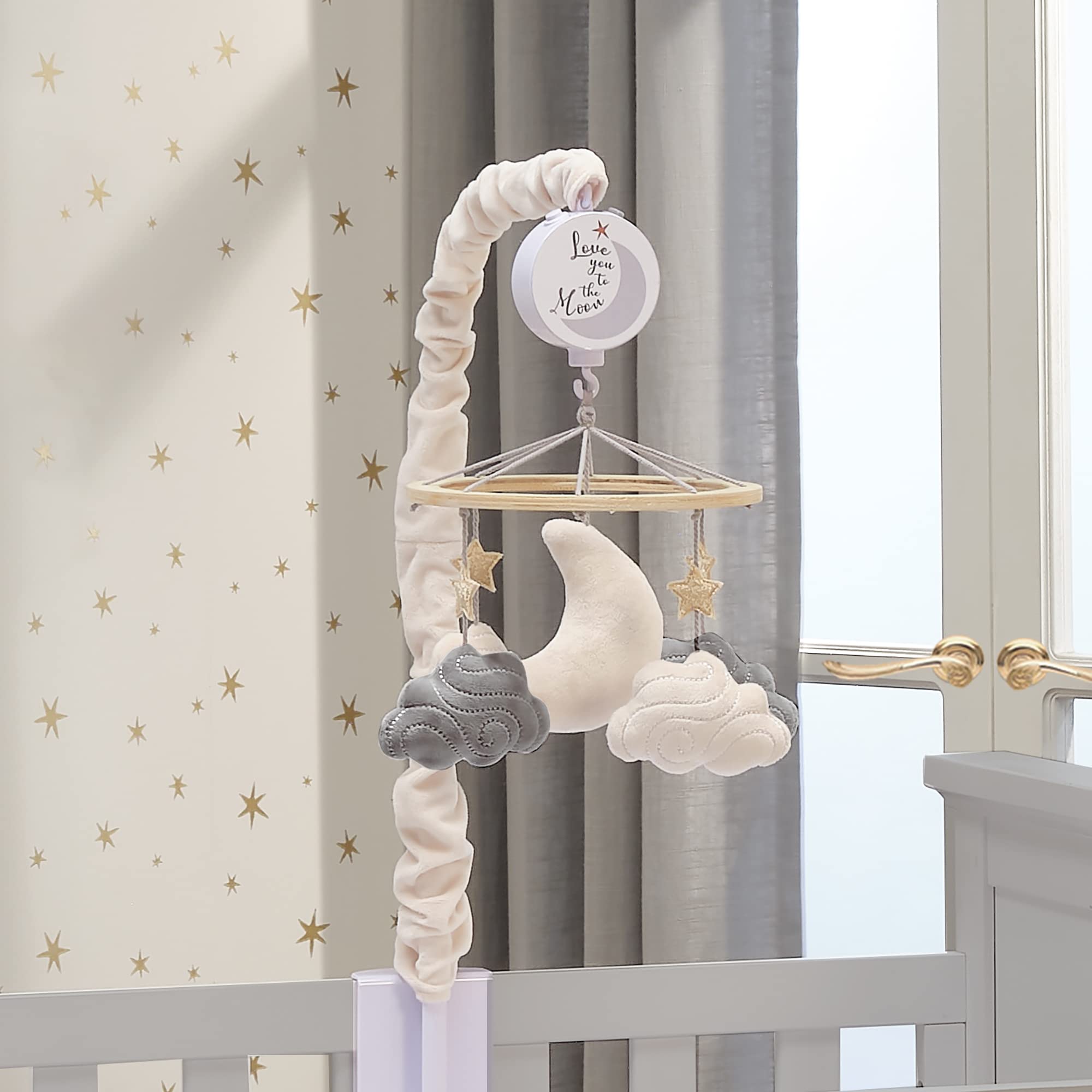 Goodnight Moon Musical Baby Crib Mobile Soother Toy - Stars/Clouds