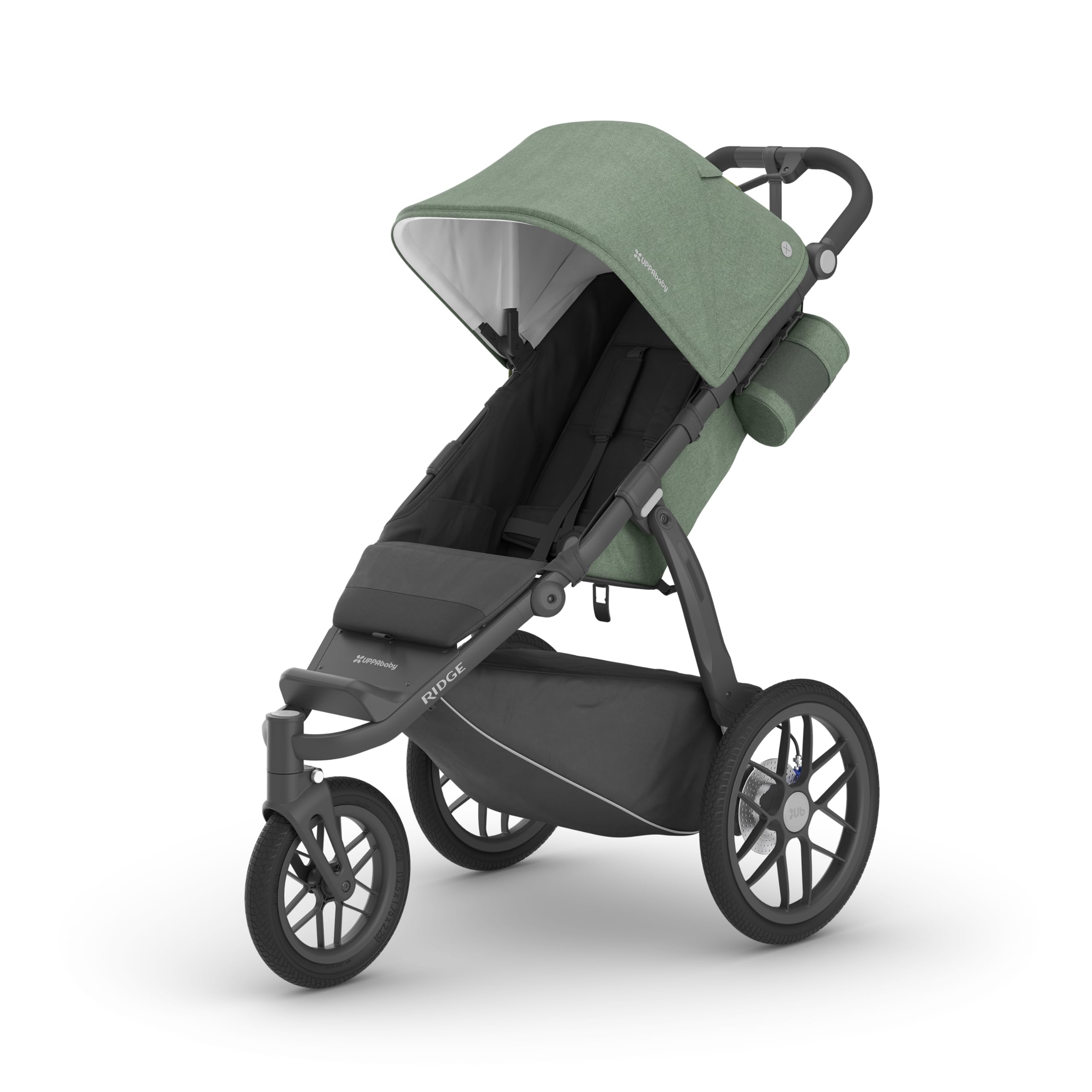 Ridge Jogging Stroller/Durable Performance Jogger with Never-Flat Tires/Built