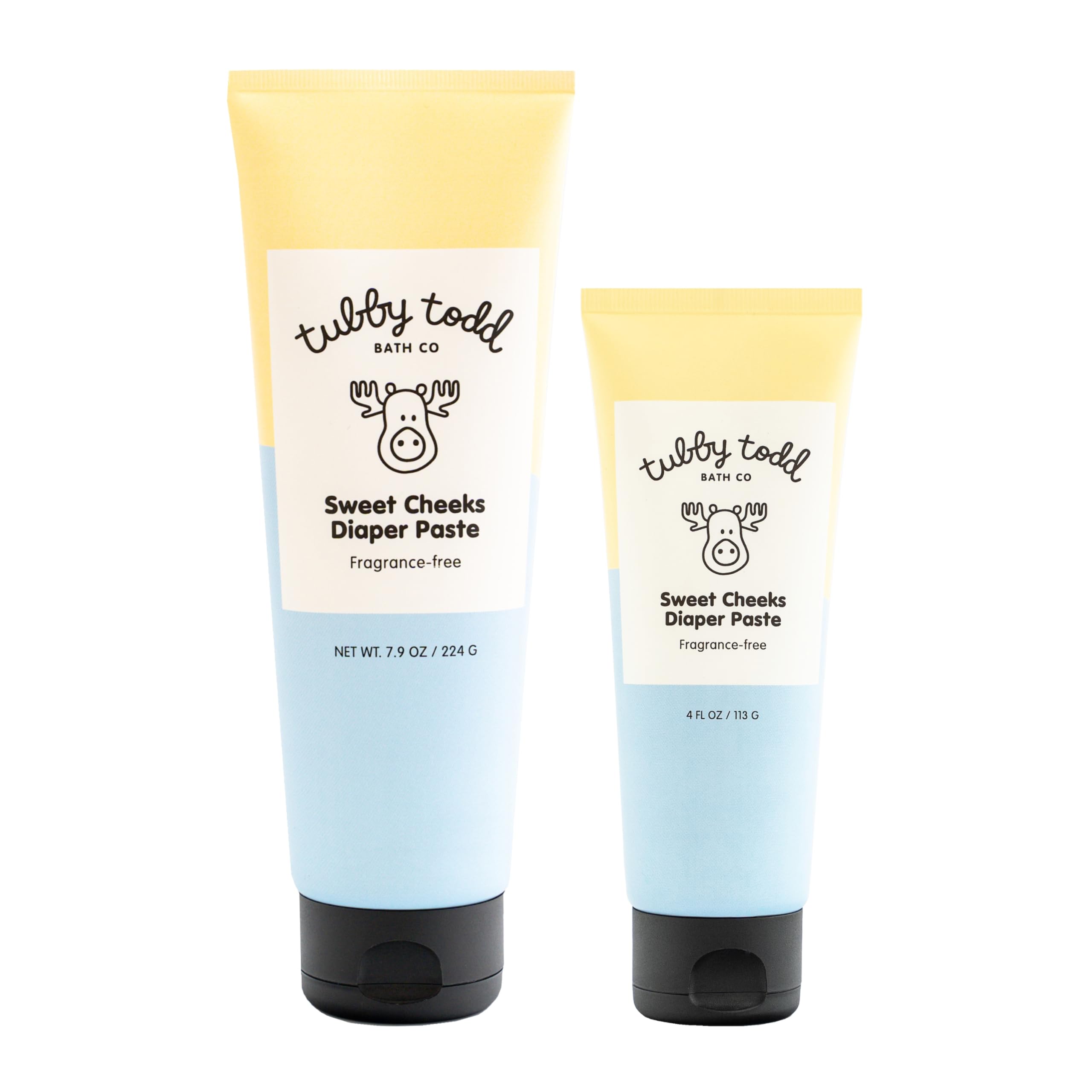 Sweet Cheeks Diaper Paste - Diaper Rash Cream with 14% Zinc Oxide