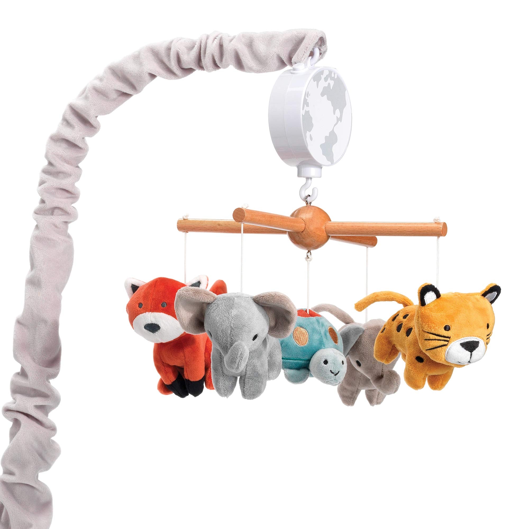 Musical Baby Crib Mobile with Rotating Plush Animals