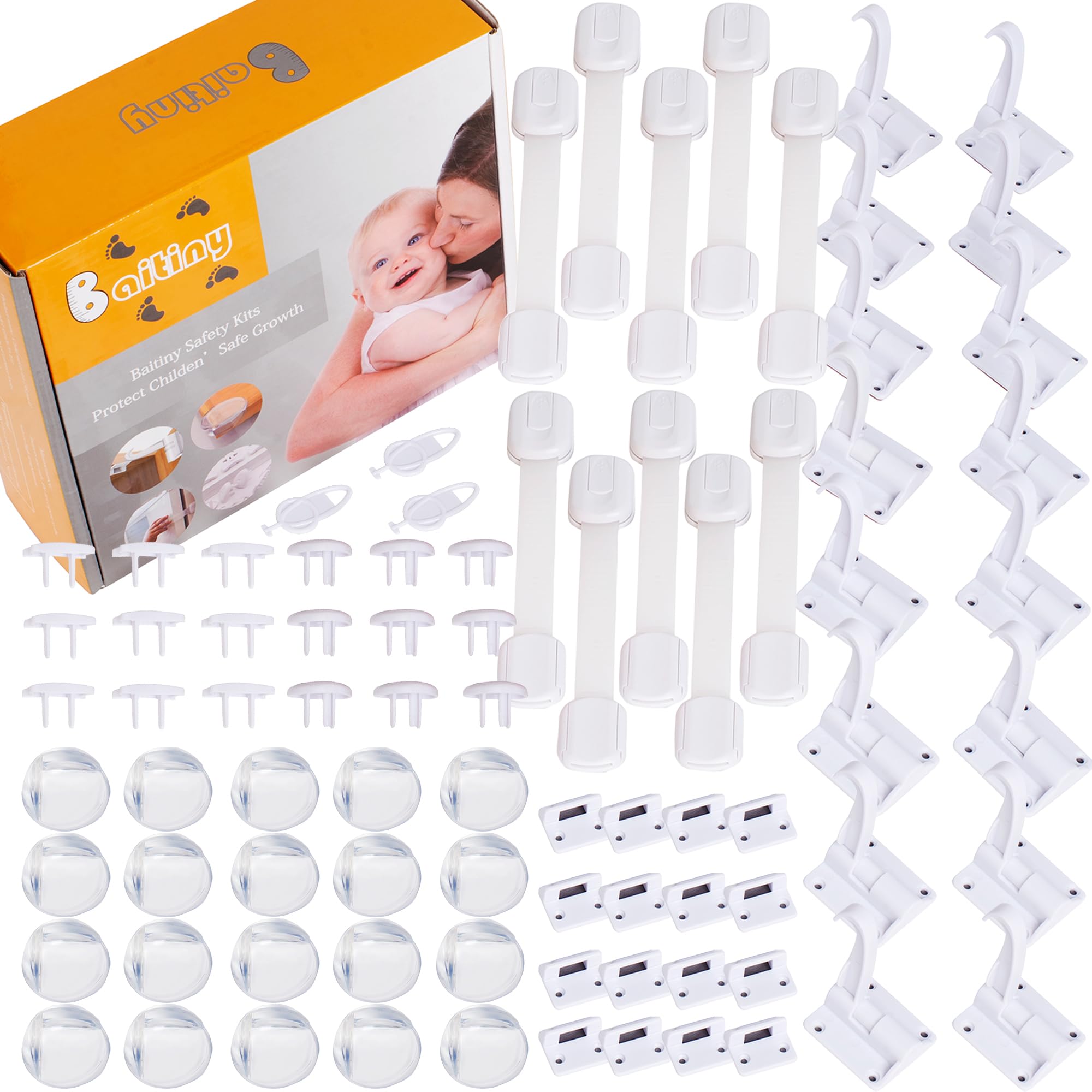 Baby Proof Kit, 83 Packs Baby Proofing Kit Essentials Child Proofing Appliance