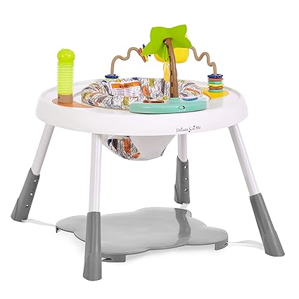 Curio Sit N Seek Baby Activity Center in Lime, 2 in 1 Activity Center and Play Table