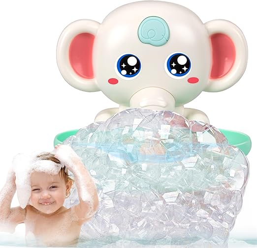 Magnetic Charging Bubble Machine, Bath Toys for Toddlers 1-3