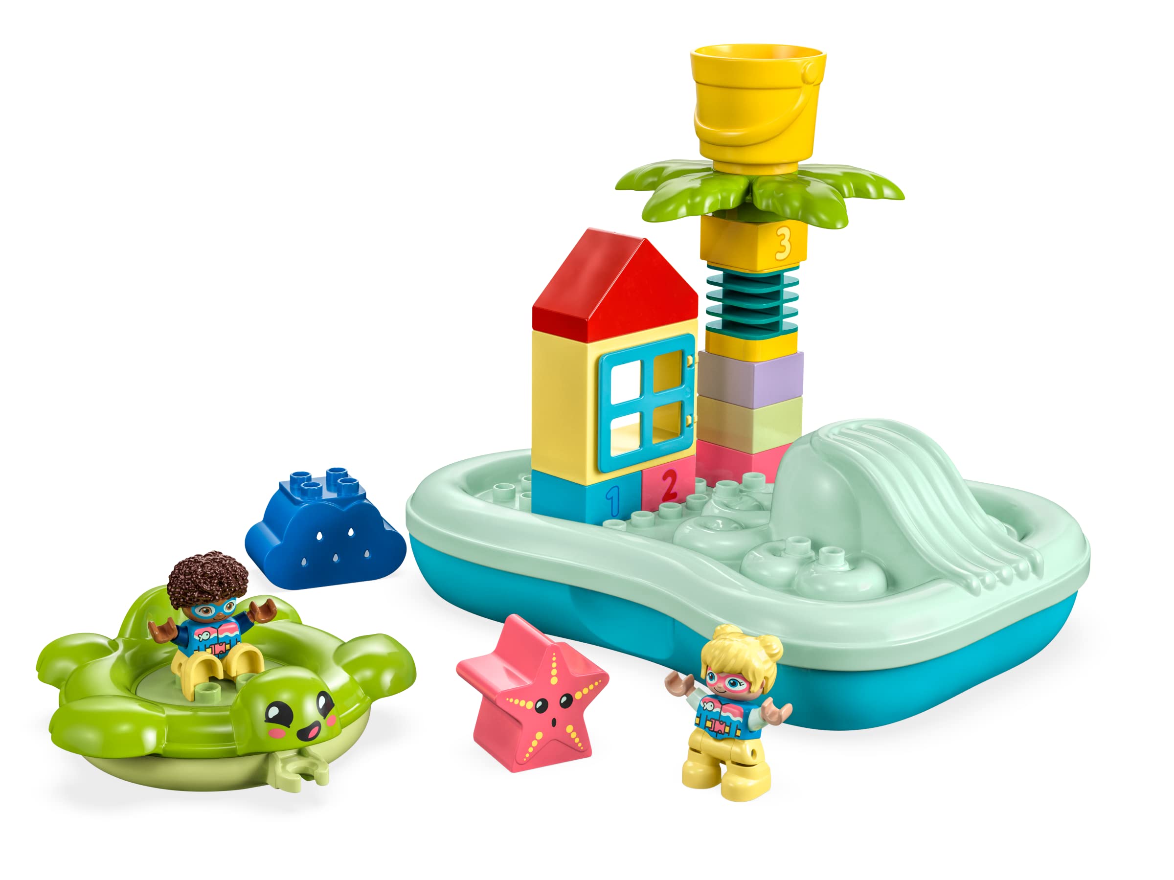DUPLO Water Park, Bath Toys for 2 Year Old and Toddlers with Floating