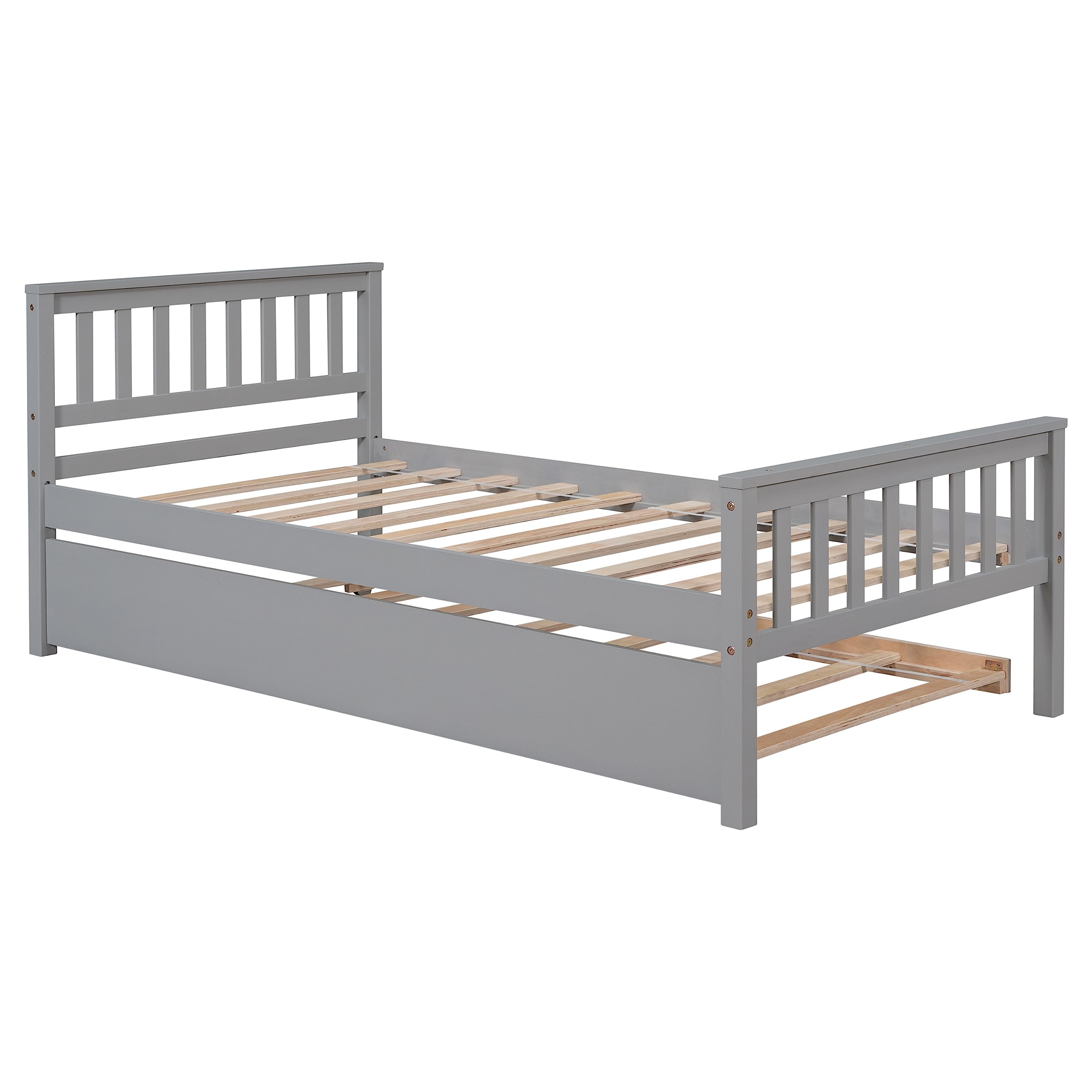Twin Daybed with Trundle for Kids Bedroom