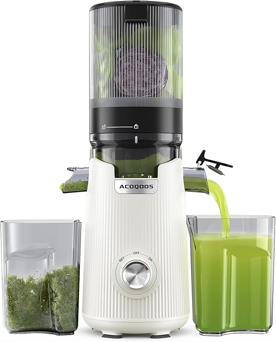 Juicer Machines, 5.3" Wide Chute for Whole Fruit and Vegetable