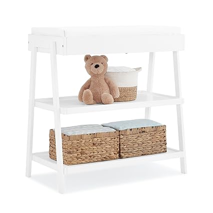 Scout Changing Table - Greenguard Gold Certified, Bianca White/Natural