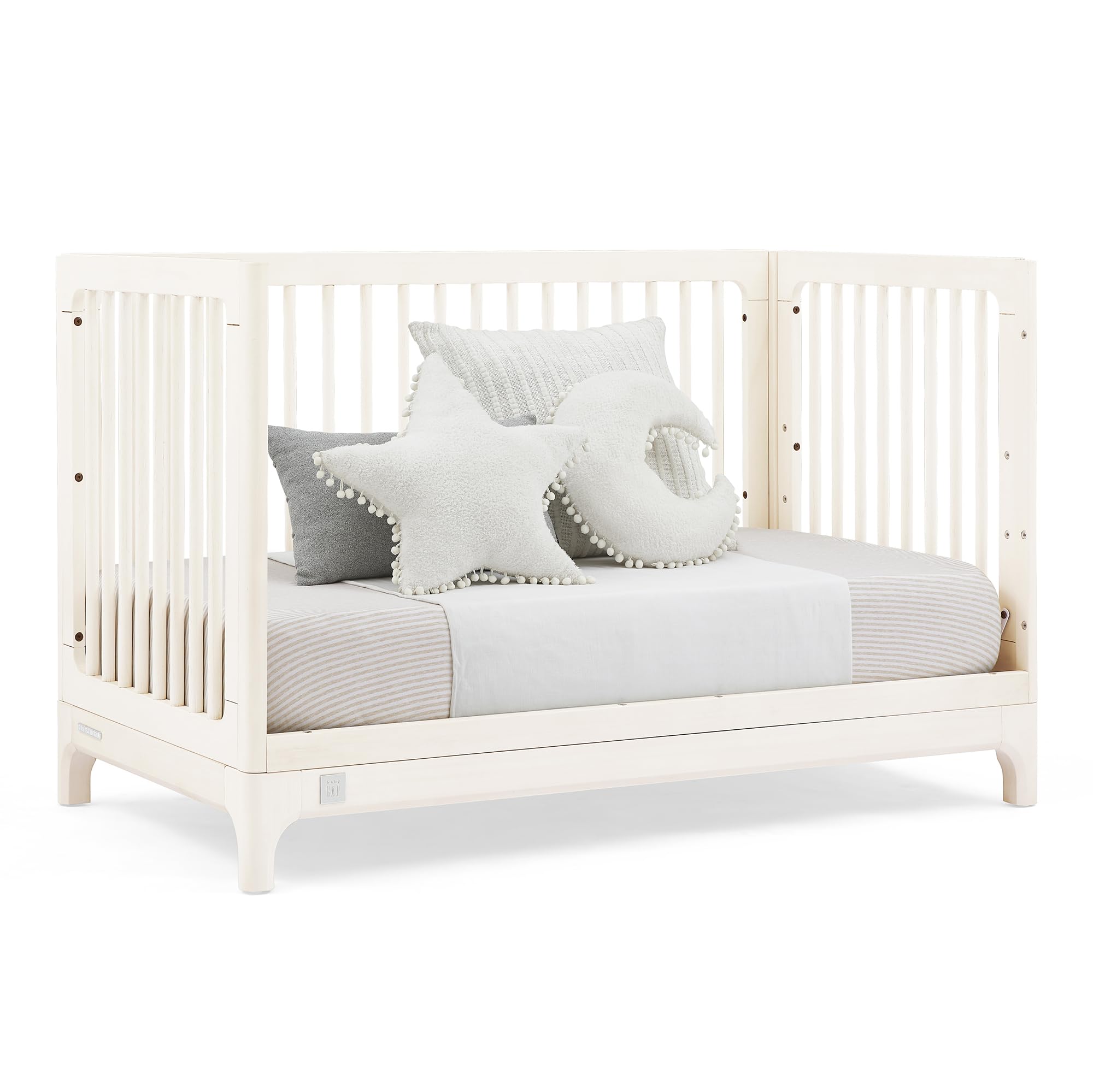 babyGap Wren 4-in-1 Convertible Crib Greenguard Gold Certified, Antique White