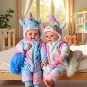 Baby Dolls Twins - 17'' Cute Soft Body Realistic Newborn Twin Dolls Real Life Baby
