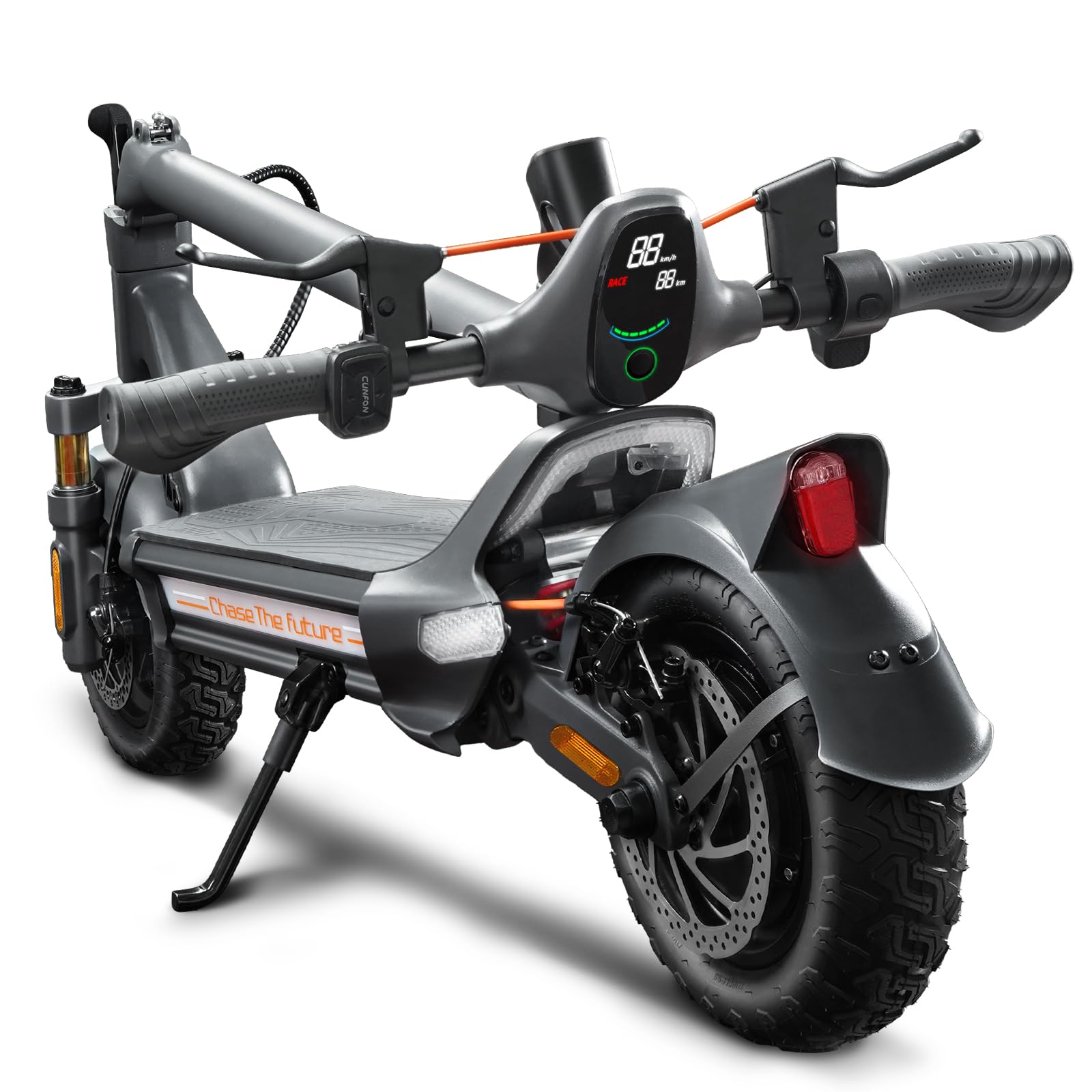 Electric Scooter, 1200W Motor, MAX 50 Miles Long Range & 31 mph Top Speed