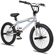 Freestyle BMX Bike, 20 inch Trick Bicycle for Kids, Hi-Ten Steel Frame