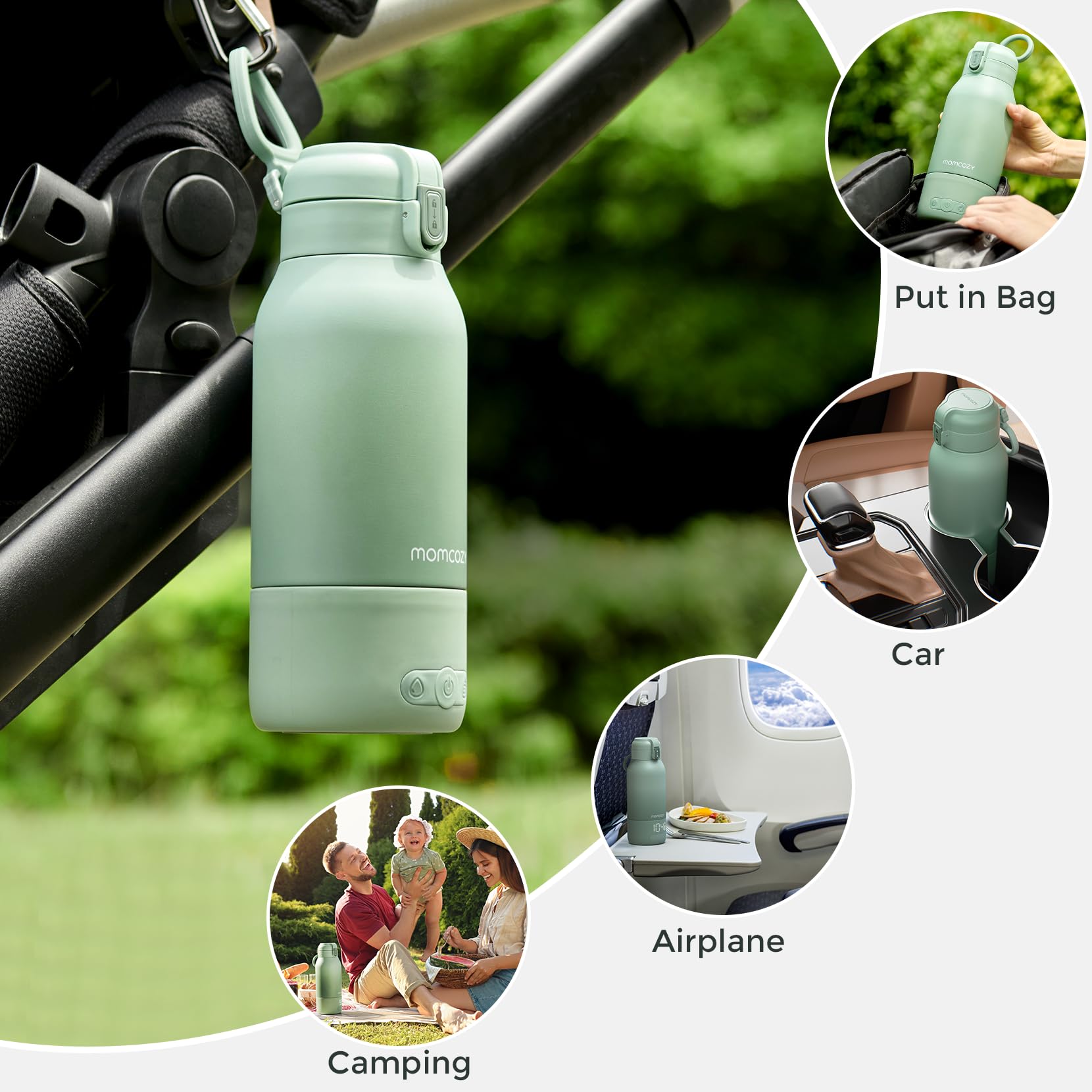 Portable Milk Warmer for Travel – Dual Heating Modes