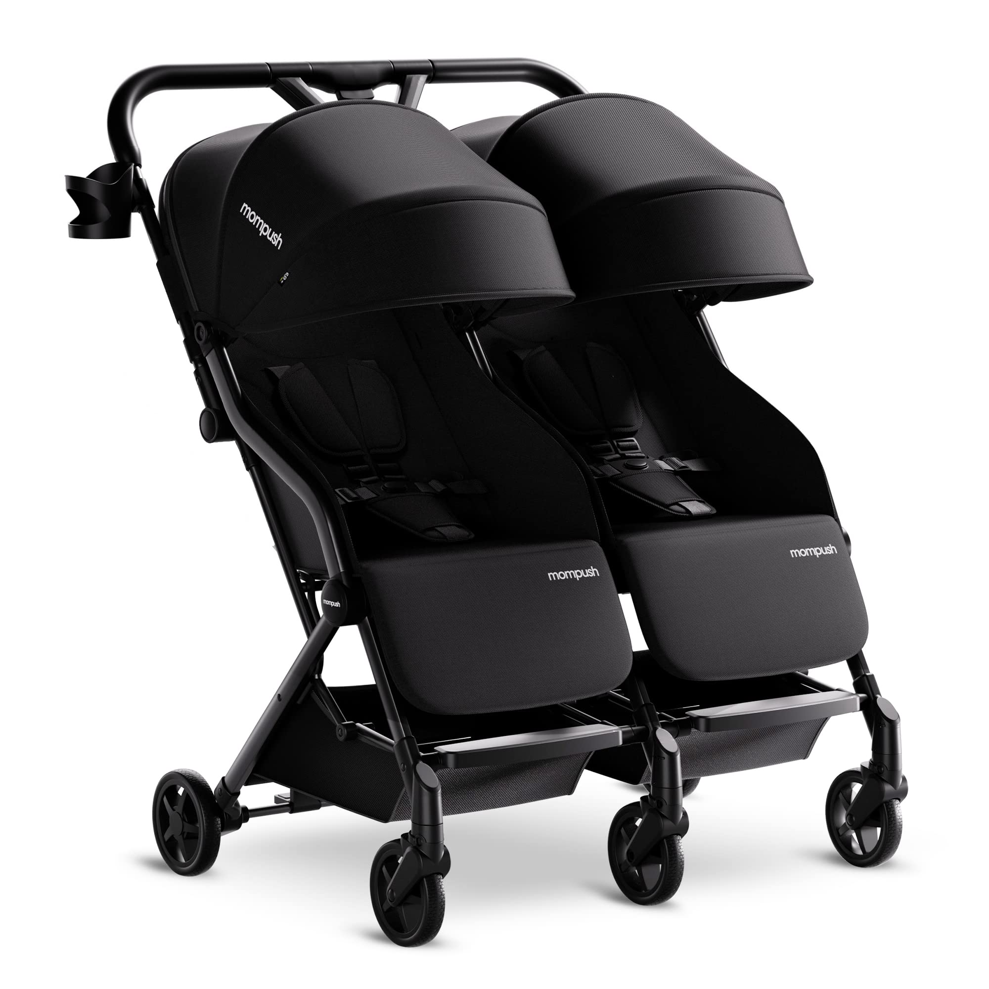 Lithe Double Stroller, Lightweight Side by Side Stroller for Newborn