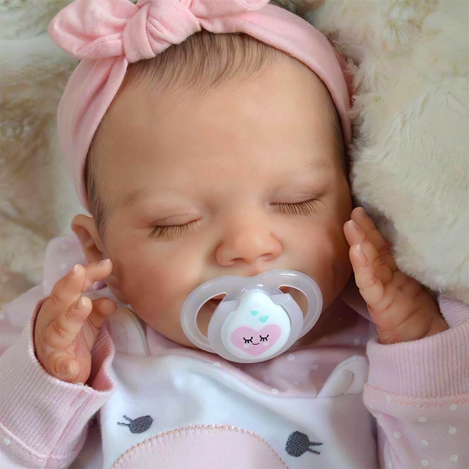 BABESIDE Lifelike Reborn Baby Dolls - 20-Inch Sweet Smile Realistic-Newborn Vinyirl