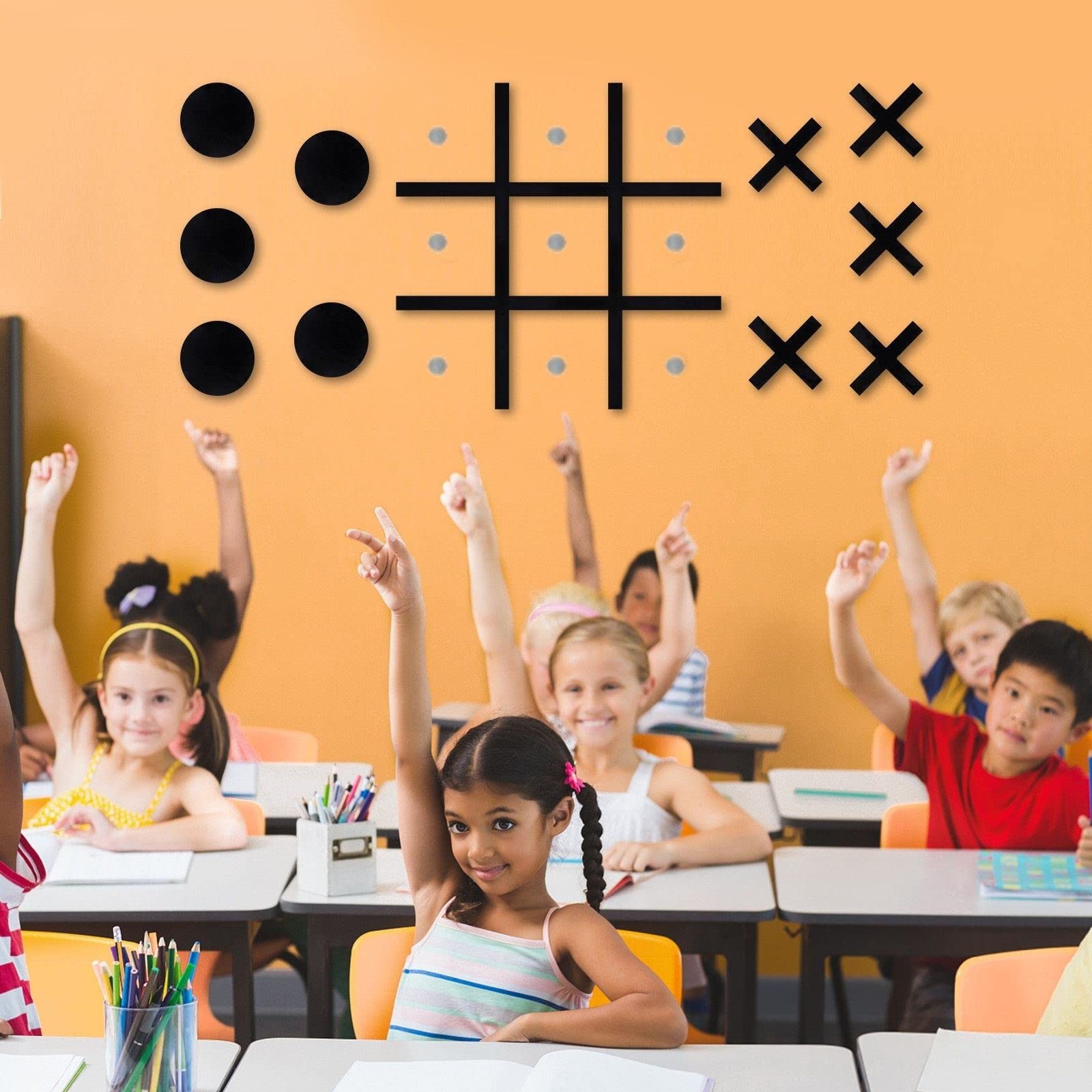 Magnetic Tic Tac Toe Wall Game
