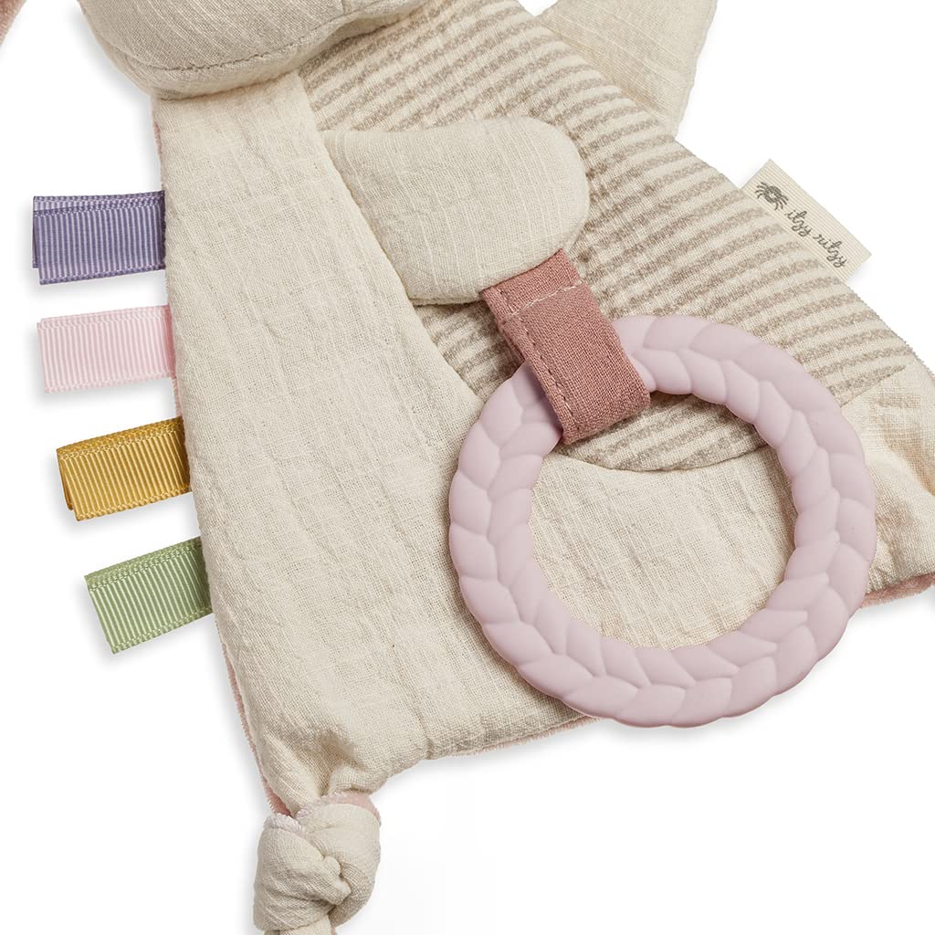 Itzy Ritzy Car Seat & Stroller Toys with Bunny Teether for Ages 0 Months and Up