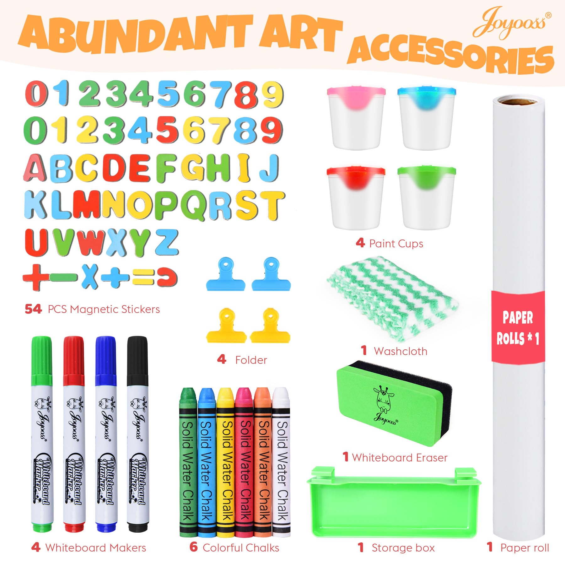 Kids Wooden Art Easel with Paper Roll